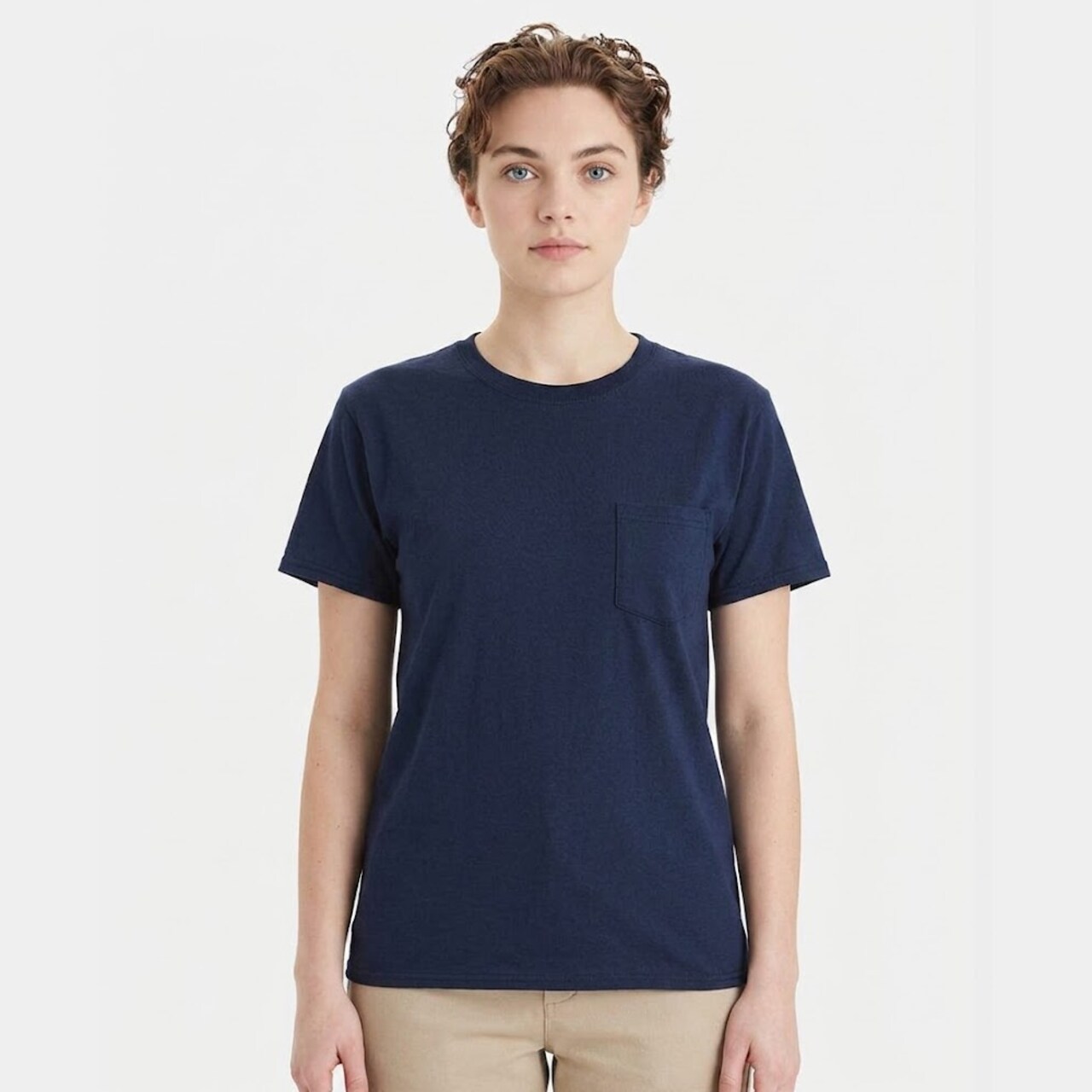 Workwear Pocket Crewneck T-Shirt for Jobsite, Utility & Everyday Performance Wear
